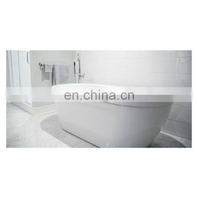 Factory Black Floor Standing Bath Shower Tub photo-4