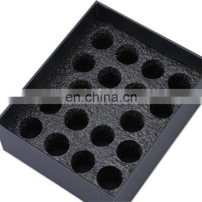 Paper Airless Pharmaceutical Ampoule Glass Dropper Bottle Amber Packaging Gift Box With Honeycomb EVA Liner