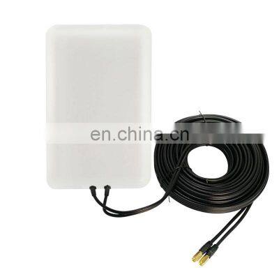 4G LTE Router Antenna High Gain Outdoor Directional Antenna With 15M Feeder Line S-MA Male Connector