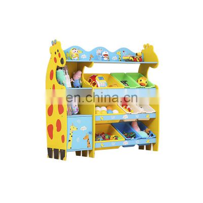 Wholesale Daycare Children Classroom Basket Montessori Furniture Wooden Toy Kids Cabinet Storage Shelf for Sale