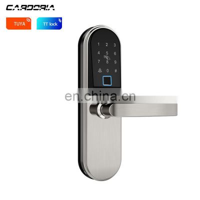 Aluminum Alloy Home Security App Control Digital Door Lock Password Fingerprint wifi digital Smart Lock