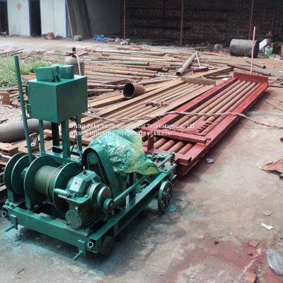 Pig House Concrete Precast Beam Forming Machine Cement Beam Passing Machine Pig Pen Building Reinforcement Cage Drawing Machine photo-2