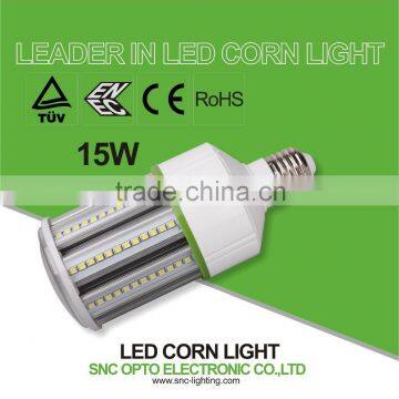 SNC ENEC/TUV/CE/RoHS 15w led corn light