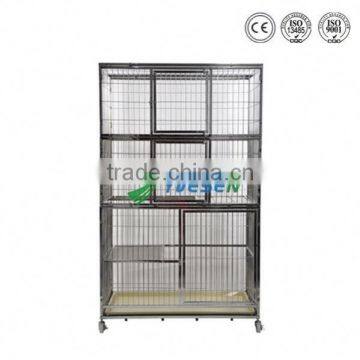 Factory Low Price Animal Use Animal Transport Cage /dog Cage Stainless Steel/ Commercial Dog Cage