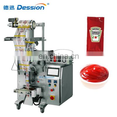 4 side seal bag packing machine ketchup tomato sauce pasta packaging machine