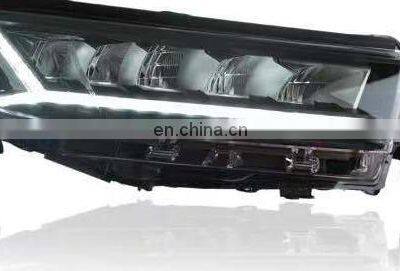 Upgrade LED Matrix Headlamp Headlight With a Touch of Blue and With Dynamic for TOYOTA Highlander Head Lamp Head Light 2018-2020