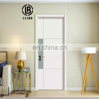 Modern Timber Prehung Interior Solid Wooden Flush Door Solid Core Wood Door