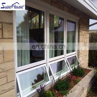 Superhouse Combination Screen Multiple Chain Winder Aluminum Safety Glass Awning Window photo-2