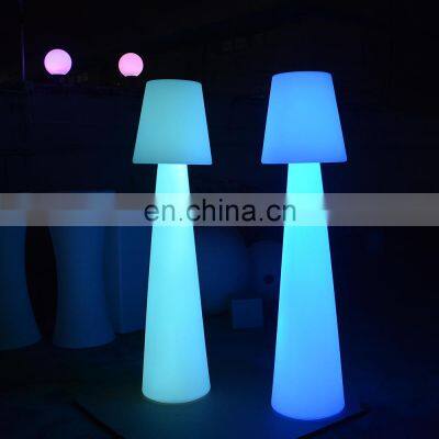 floor lamp color changing /Modern designer decorative rechargeable garden solar led light lamparas color changing floor lamp