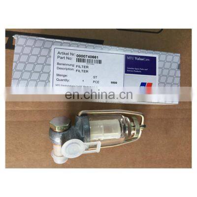 In stock MTU spare parts 0000740661 PREFILTER