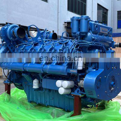 High Performance 1104kw/1500hp Weichai Baudouin 12M33 Series 12M33C1500-18 Marine Diesel Engine