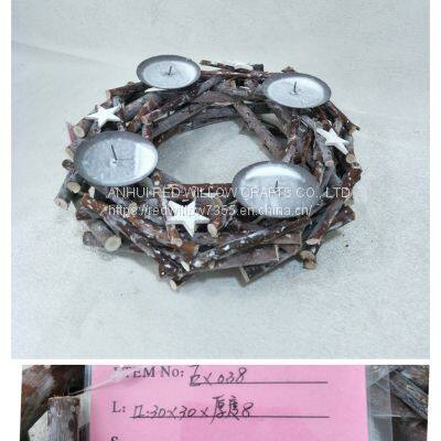 Willow Round Shape Candle Holder photo-3