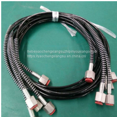 3*6mm 630bar Steel Wire Braided High Pressure, Hydraulic Measuring Hose, Pressure Gauge Connection Hose。 photo-4