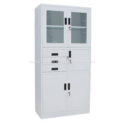 Home Office Metal File Cabinet Steel Cupboard With 3 Drawers And Safe Vault for Office School photo-2
