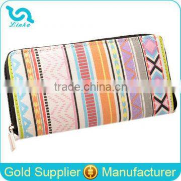 New Arrival Hot Sale Lady Female Women Bohemian Vintage Retro Printing Canvas Wallet                        
                                                Quality Choice