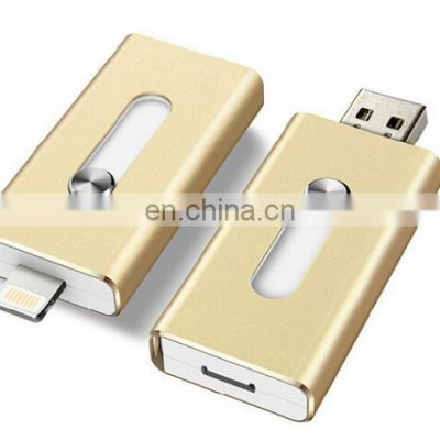 Ekinge Best price 3 in1 usb flash drive  multi function  USB stick otg memory stick  for iphone with customer logo