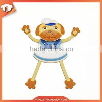 Eco-friendly soft pvc half fridge magnet animal with low price