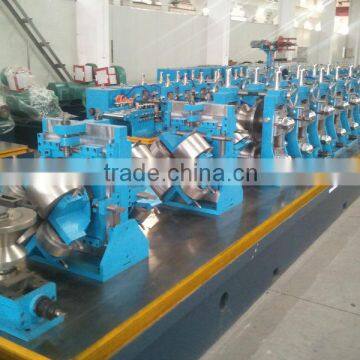 Steel tube welding mill