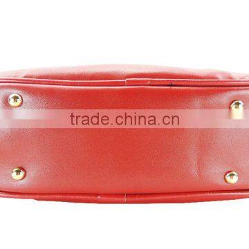 New Style Maroon pu Leather Ladies Handbag photo-2