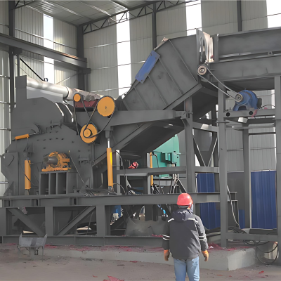 Waste Aluminum Lead Plates Crusher Shredding Machinery Metal Shredder