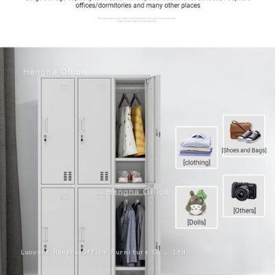 HN-SC6 School Student Locker, Standard 6 Door, Heavy Duty With High-Quality Cold Rolled Steel Material for University Classroom-Long Lifespan photo-2