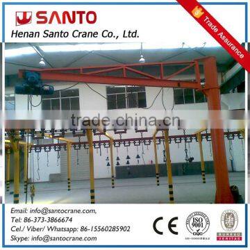 Portable Pallet Base Column Mounted Jib Crane