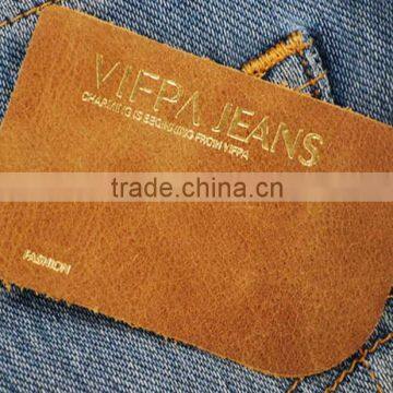 The Newest Competitive Custom Iron on Brown Leather Patches photo-5