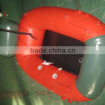 1.41meters PVC mini inflatable fishing boat,