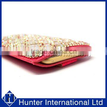 Bling PU Leather Pull up Pouch For Samsung Note4 photo-4