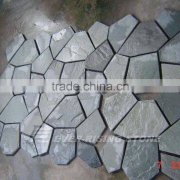 China Dark Slate Stepping Stone Natural Slate Paving Stone