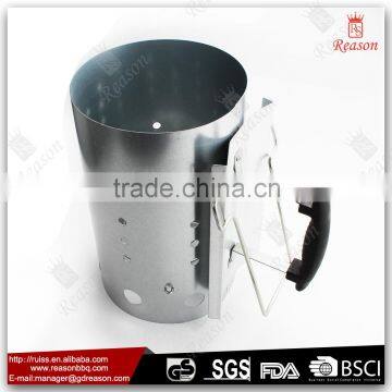 BBQ Grill Galvanized Iron Charcoal Bucket photo-2