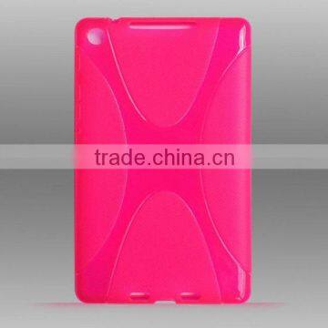 China X Shape Tpu Case For Google Nexus 7 Case