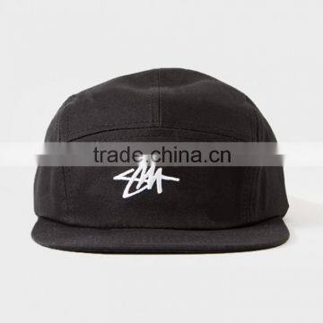 Wholesale Black Design 5 Panel Types of Hats Pictures photo-3