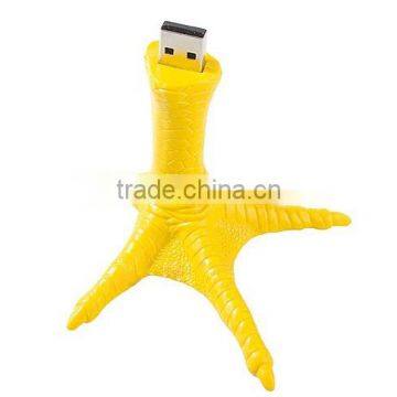 Funny Cartoon Shape Chicken Paw Design Usb Flash Drive Escrow photo-3