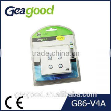 4 Channel White Infrared ir Outdoor Motion Sensor Light Switch photo-4