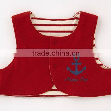 Japanese Wholesale Products High Quality Cute Cotton Vest for Baby Unisex Toddler Clothing Kids Wear Infant Clothes