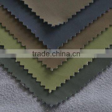 100% Polyester Suede pu Nubuck Fabric for Down Coat