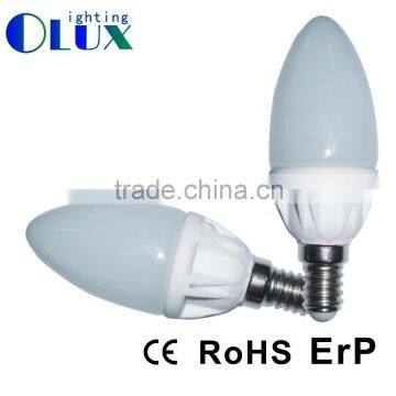 China supplier ali express Ceramic housing E14 6W 500lm 2835SMD CE ROHS landscape lamps