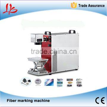 New version LY 1010 optical fiber marking machine 10W/20W for metal,wood,pvc,plastic