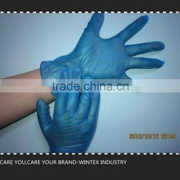 AQL 1.5-4.0 CE/ISO Approved Disposable Colored Vinyl Gloves