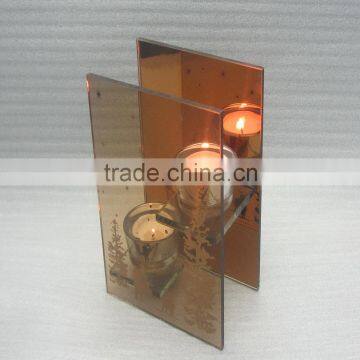 2016 Wholesale Crystal Tea Light Holder With Christmas Design photo-3