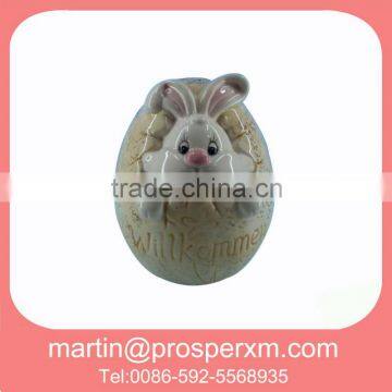 Ceramic easter egg cup item