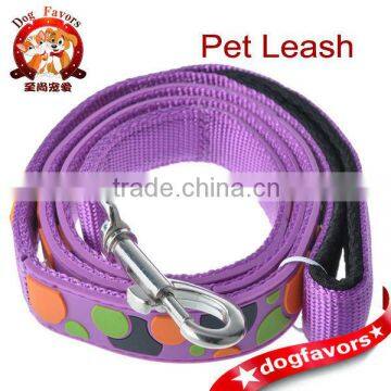 Purple Small Dog Pet Puppy Leash Training Train Walking Nylon Lead 3D Style