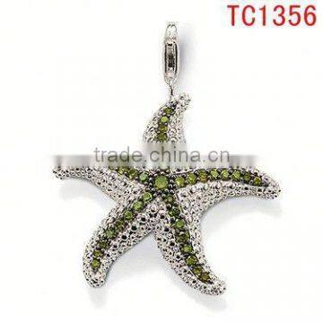 TC1356 friendship charm design gorgerous fashion star newest pendant&charm