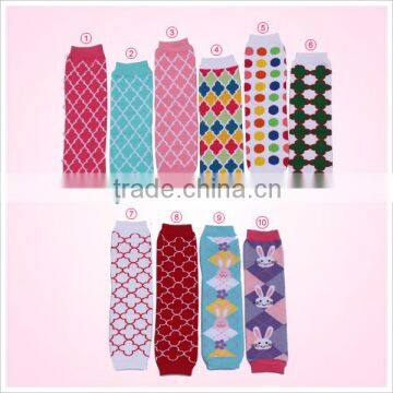 Festival Items Baby Cotton Soft Clover Knitted Leg Warmers Arm Warmers photo-5