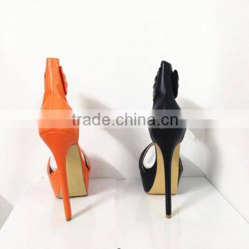 Ankle Strap Fancy Sandals China Catwalk Factory 16CM Sky High Platform Women High Heel Sandals Ladies photo-5