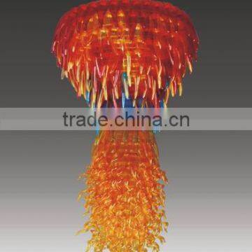 Modern Glass Pendant Lamp, Hand Blown Glass Pendant Light for Chandelier RT8005 photo-3