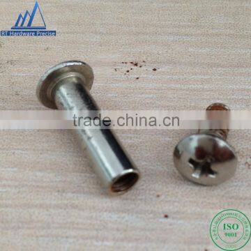 stainless steel binding post screw book binding screw