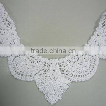 Thick Cotton Cord Water Soluble Collar in White Collar for Women --S1405 photo-2
