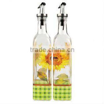 Glass Cruet Oil and Vinegar